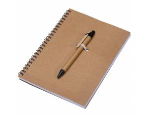 Blok kolegij A5 crte  60L natur s kartonskom olovkom kemijskom