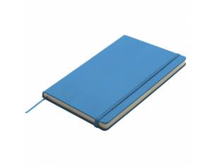Notes 13x21 cm čisti 80L s gumicom Kiel svijetloplavi