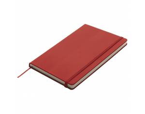 Notes 13x21 cm čisti 80L s gumicom Kiel crveni