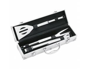 Set za roštilj u aluminijskom kovčegu