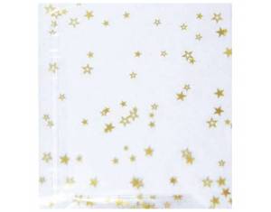 Vrećice ukrasne celofan 11,5x19 cm sa zvjezdicama pk10 Heyda 20-30892 51 prozirne