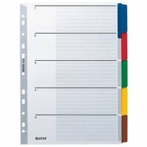 Pregrada kartonska A4 kolor 5L Leitz 4320