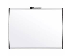 Ploča magnetna  58,5x43 cm srebrni/crni okvir Nobo 1903783 bijela