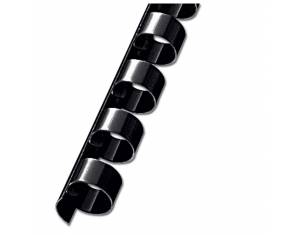 Spirala plastična fi-22 mm pk100 GBC.4028602 crna