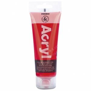 Boja akrilna 75ml pvc tuba Primo 420TA75300 crvena