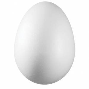 Ukras od stiropora 10 cm jaje pk5 Knorr Prandell 21-6768067 bijeli