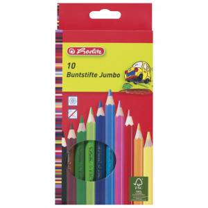 Boje drvene 10boja Jumbo Herlitz 10795276 blister