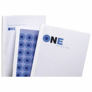 Korice za termo uvez 3 mm 240g glatke A4 pk100 GBC IB370021 bijele