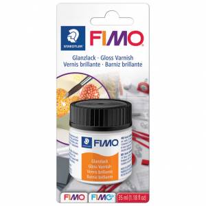 Lak za mase za modeliranje sjajni 35ml Fimo Staedtler 8704 01 BK blister