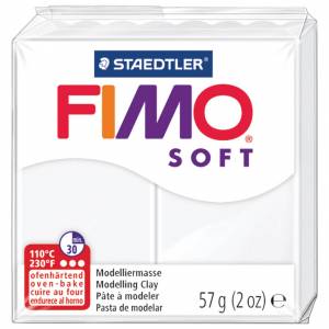 Masa za modeliranje 57g Fimo Soft Staedtler 8020-0 bijela