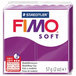 Masa za modeliranje 57g Fimo Soft Staedtler 8020-61 ljubičasta