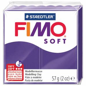 Masa za modeliranje 57g Fimo Soft Staedtler 8020-63 boja šljive