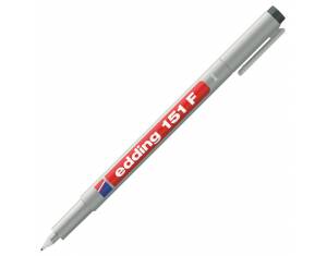 Marker OHP non-permanent 0,6 mm Edding 151 F crni