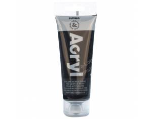 Boja akrilna  75ml pvc tuba Primo 420TA75800 crna