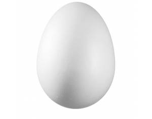 Ukras od stiropora  6 cm jaje pk10 Knorr Prandell 21-6768024 bijeli