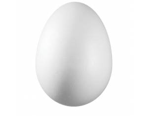 Ukras od stiropora  8 cm jaje pk10 Knorr Prandell 21-6768040 bijeli