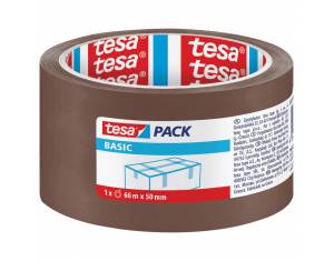 Traka ljepljiva 50 mm/66m akrilna Hot Melt Basic Tesa 58571 smeđa