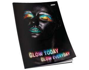 Teka meki uvez A5 karo 40L 80g glitter Connect sortirani motivi
