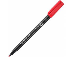 Marker permanentni 1 mm reciklirani Lumocolor Staedtler 317-2 crveni