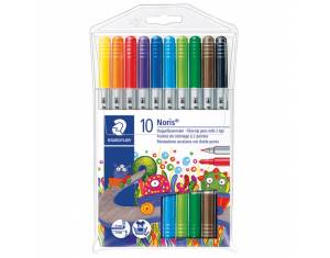 Flomaster školski  10boja obostrani Noris Staedtler 320 NWP10 (zamjena 000058363)!!