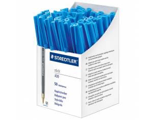 Olovka kemijska Stick 430 M Staedtler 430 M-3CP5 plava-KOMAD (prodaja na pakiranje od 50kom)
