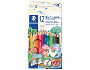 Boje drvene  12boja s gumicom Noris Staedtler 144 50NC12 blister