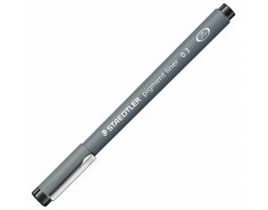 Flomaster za tehničko crtanje 0,3 mm pigment liner Staedtler 308 03-9 crni
