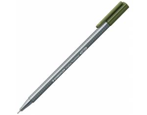 Flomaster fineliner 0,3 mm Triplus Staedtler 334-57 maslinasto zeleni