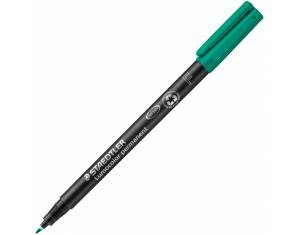 Marker permanentni 0,6 mm reciklirani Lumocolor Staedtler 318-5 zeleni