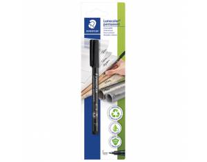Marker permanentni 0,6 mm reciklirani Lumocolor Staedtler 318-9 BKDA crni blister