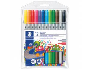 Flomaster školski  12boja obostrani Noris Staedtler 320 NWP12 (zamjena 000058364)!!