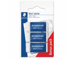 Gumica Mars plastic mini pk3 Staedtler 52653ABK3D - 2+1 GRATIS