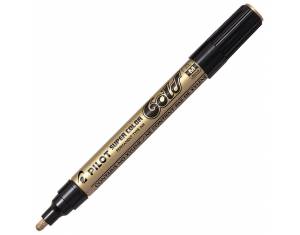 Marker permanentni 2 mm okrugli vrh Super Color Pilot SC-G-M zlatni
