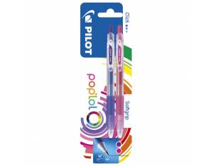 Roler gel 0,7 mm Pop`Lol pk2 Pilot ljubičasto/rozi blister!!