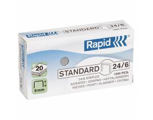 Spajalice strojne br.24/6 pk1000 Standard Rapid 24855600