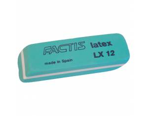 Gumica plastična LX12 soft Factis zelena-KOMAD
