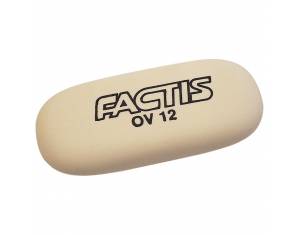 Gumica sintetička OV12 oval Factis bijela-KOMAD