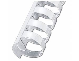 Spirala plastična fi-51 mm oval pk50 Fornax bijela