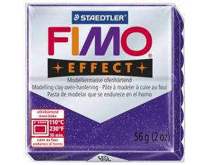 Masa za modeliranje   57g Fimo Effect Staedtler 8020-602 glitter ljubičasta