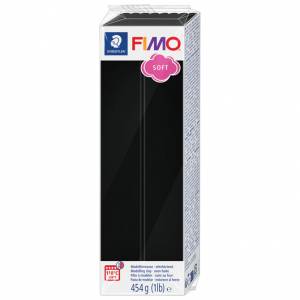 Masa za modeliranje 454g Fimo Soft Staedtler 8021-9 crna