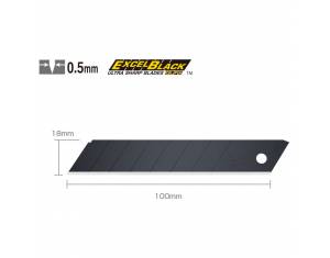 Nož za skalpel 18 mm pk10 Olfa LBB-10B crni blister