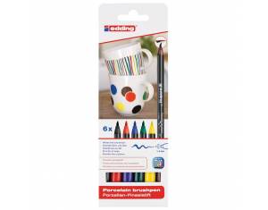 Marker brushpen za porculan-keramiku 4200/6 Edding family cool blister