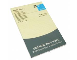 Blok samoljepljiv 100x150 mm karo 100L Global Notes 5669-01-K žuti