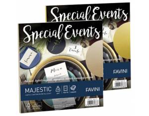Kuverte Special Events 17x17cm 120g pk10 Favini srebrne