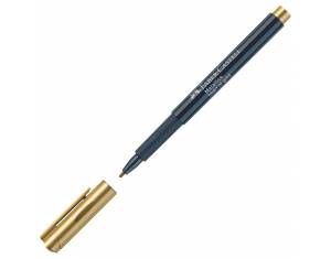Marker permanentni 1-2 mm Metallic Faber-Castell 160750 metalik zlatni!!