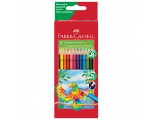 Boje drvene  12boja trokutaste Faber-Castell 116512 blister