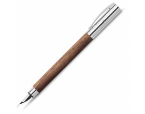Nalivpero drveno tijelo (drvo orah) Ambition (F) Faber-Castell 148581 smeđe-SELECTIVE