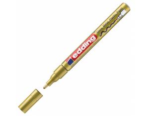 Marker permanentni sjajni lakirajući 1-2 mm Edding 751 zlatni