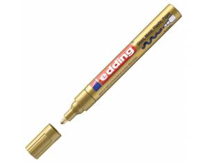 Marker permanentni sjajni lakirajući 2-4 mm Edding 750 zlatni