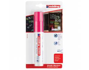 Marker-kreda za staklo 4-15 mm Edding 4090/1 neon rozi blister